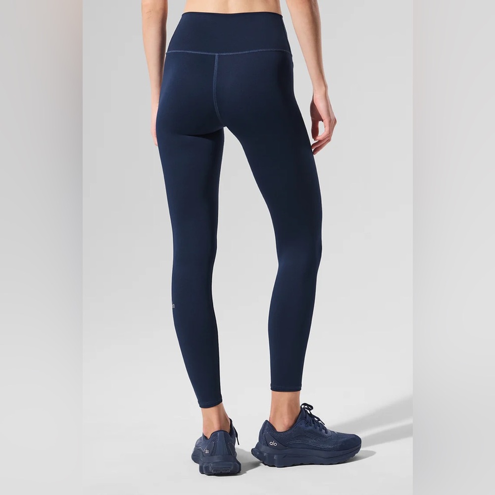 ALO Yoga High-Waist Airlift Navy Leggings